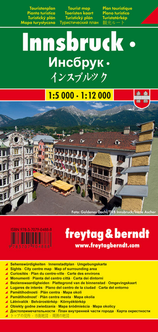 Innsbruck, Touristenplan 1:5.000 - 1:12.000