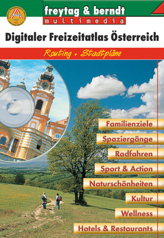 Österreich, Digitaler Freizeitatlas, Routing + Stadtpläne - CD-ROM