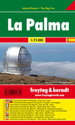 La Palma, Island Pocket, Autokarte 1:75.000 - 