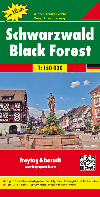 Schwarzwald, Autokarte 1:150.000, Top 10 Tips