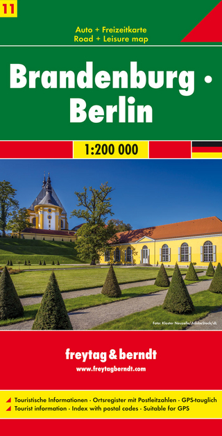 Brandenburg - Berlin, Autokarte 1:200.000