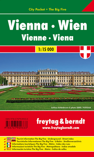 Wien, Stadtplan 1:15.000, City Pocket + The Big Five