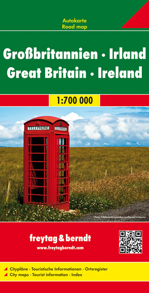 Gro&szlig;britannien - Irland, Autokarte 1:700.000 - 