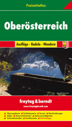 Ober&ouml;sterreich, Freizeitatlas 1:50.000 - 1:200.000 - 