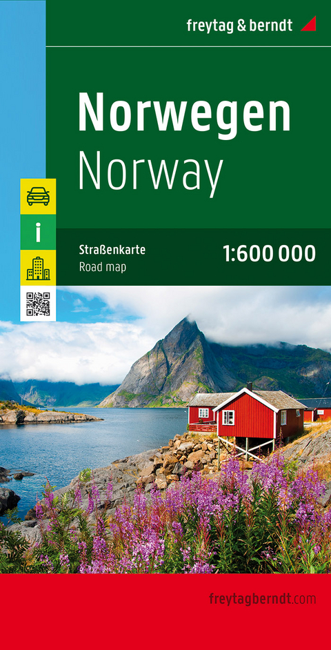 Norwegen, Autokarte 1:600.000 - 