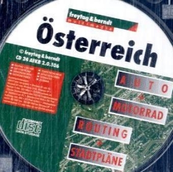 Österreich, Auto + Motorrad, Routing + Stadtpläne - CD-ROM