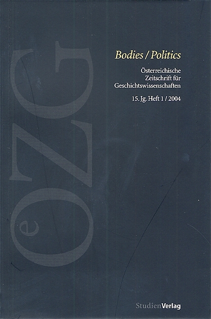 &Ouml;sterreichische Zeitschrift f&uuml;r Geschichtswissenschaften 1/04