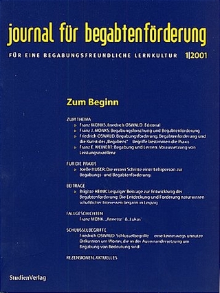 journal für begabtenförderung 1/2001