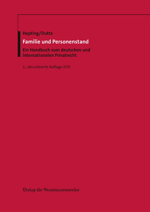 Familie und Personenstand - Anatol Dutta