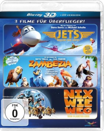 &Uuml;berflieger-Box - 3 Filme f&uuml;r &Uuml;berflieger 3D, 3 Blu-rays