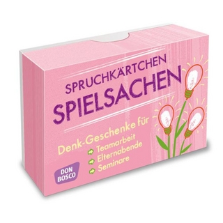 Spruchkärtchen Spielsachen