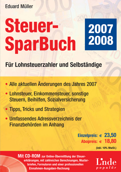 Steuer-SparBuch 2007/2008 - Eduard M&uuml;ller