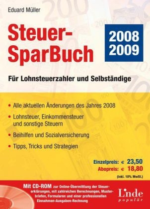Das Steuer-SparBuch - Eduard M&uuml;ller