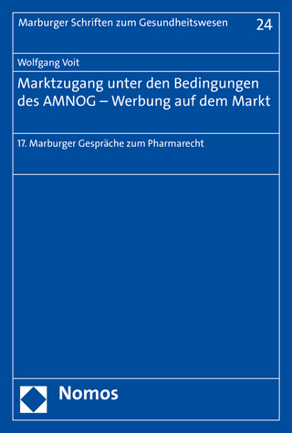 Marktzugang unter den Bedingungen des AMNOG - Werbung auf dem Markt