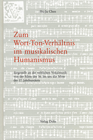 Zum Wort-Ton-Verhältnis im musikalischen Humanismus
