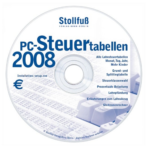 PC-Steuertabellen 2008