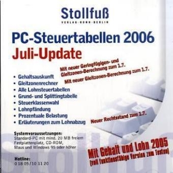 PC-Steuertabellen 2006