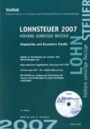 Lohnsteuer 2007 H&ouml;here Sonstige Bez&uuml;ge