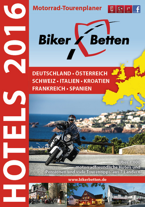 Bikerbetten Hotels 2016