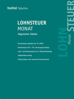 Lohnsteuer Monat 2009
