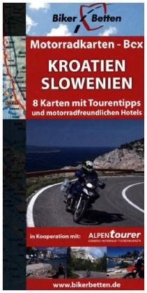 Motorradkarten Box Kroatien Slowenien