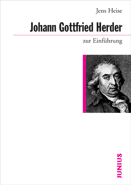 Johann Gottfried Herder zur Einführung - Jens Heise
