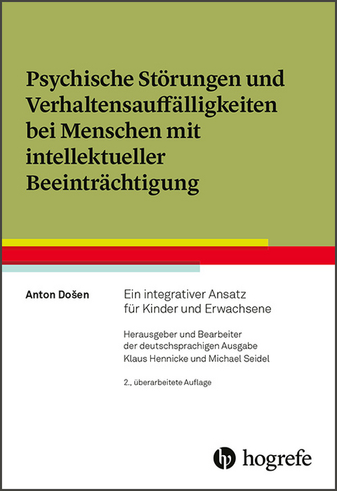 Psychische St&ouml;rungen und Verhaltensauff&auml;lligkeiten bei Menschen mit intellektueller Beeintr&auml;chtigung - Anton Do&scaron;en