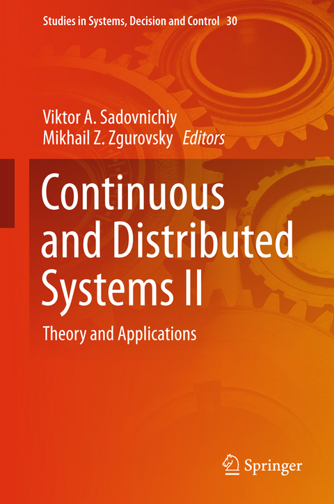 Continuous and Distributed Systems II - 