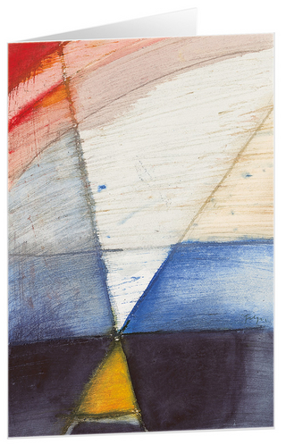 Erfüllte Zeit - Kunst-Faltkarten ohne Text (5 Stück)