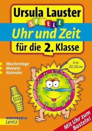 Uhr und Zeit für die 2. Klasse