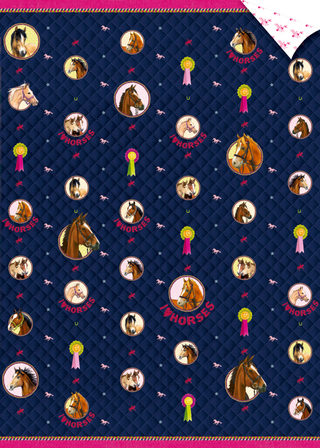 Geschenkpapier-Bogen - Pferdefreunde