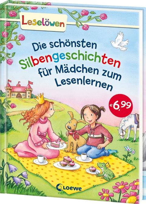 Lesel&ouml;wen - Das Original: Die sch&ouml;nsten Silbengeschichten f&uuml;r M&auml;dchen zum Lesenlernen - Michaela Hanauer, Annette Moser, Sabine Kalwitzki