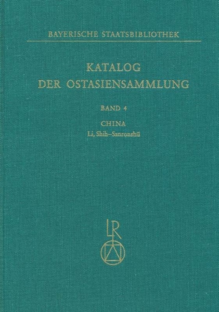 Katalog der Ostasiensammlung