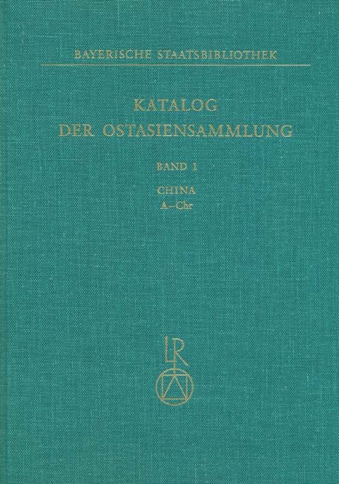 Katalog der Ostasiensammlung