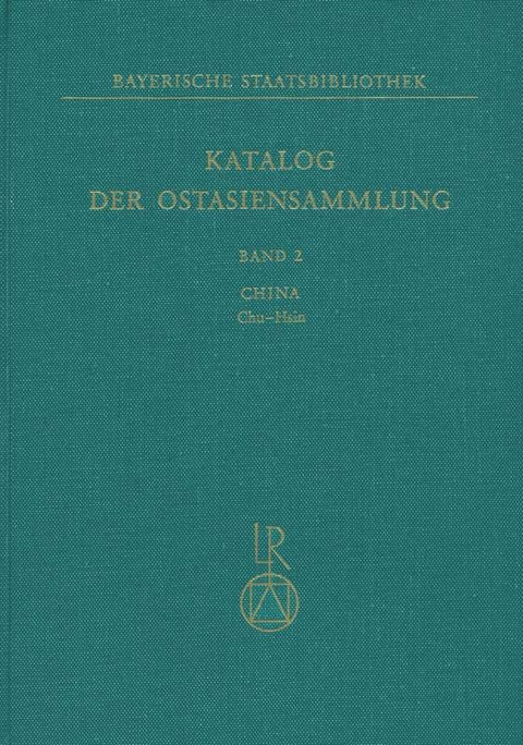 Katalog der Ostasiensammlung