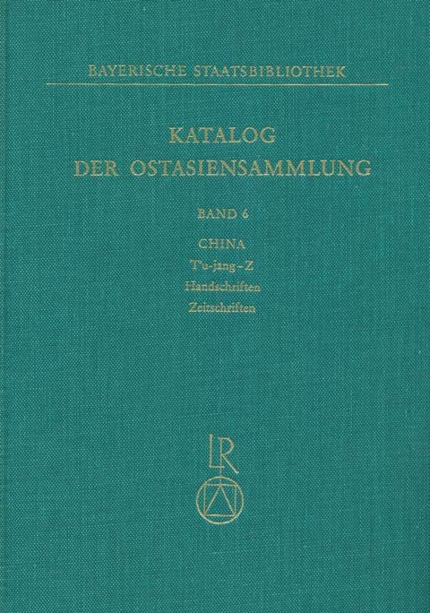 Katalog der Ostasiensammlung