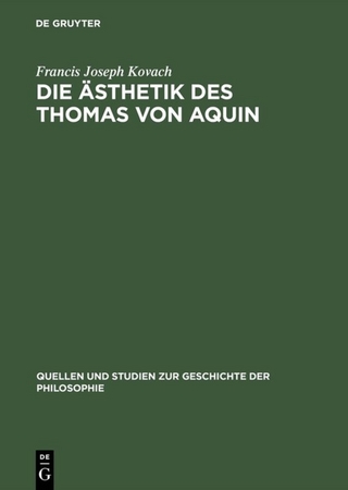 Die Ästhetik des Thomas von Aquin