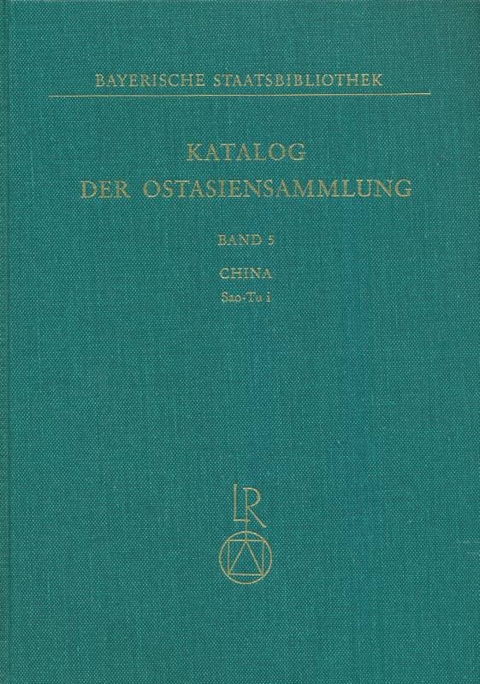 Katalog der Ostasiensammlung