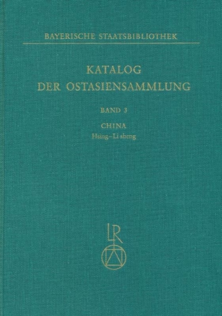 Katalog der Ostasiensammlung