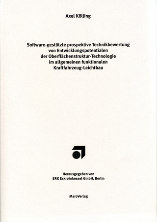 Software-gestützte prospektive Technikbewertung von Entwicklungspotenzialen der Oberflächenstruktur-Technologie im allgemeinen funktionalen Kraftfahrzeug-Leichtbau