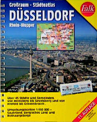 Stadteatlas Grossraum Dusseldorf Rhein-Wupper -  Geodata