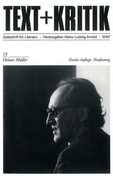 Heiner M&uuml;ller - 