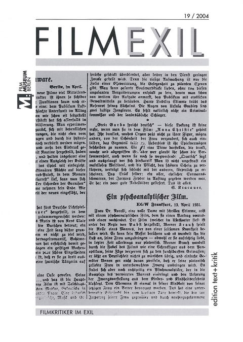 Filmkritiker im Exil