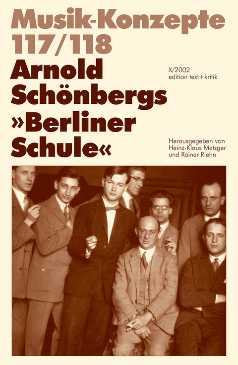 Arnold Sch&ouml;nbergs "Berliner Schule"