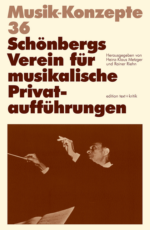 Sch&ouml;nbergs Verein f&uuml;r musikalische Privatauff&uuml;hrungen