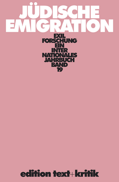 J&uuml;dische Emigration - 