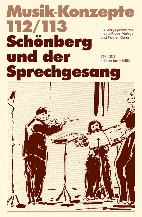 Sch&ouml;nberg und der Sprechgesang