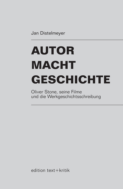 Autor Macht Geschichte - Jan Distelmeyer