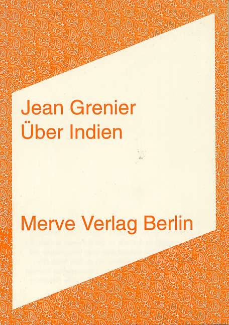 &Uuml;ber Indien - Jean Grenier