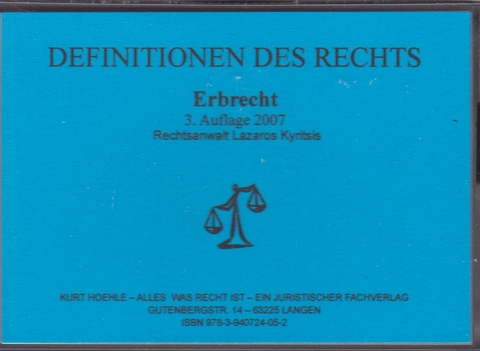 Erbrecht - Lazaros Kyritsis